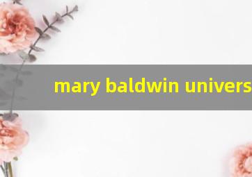 mary baldwin university